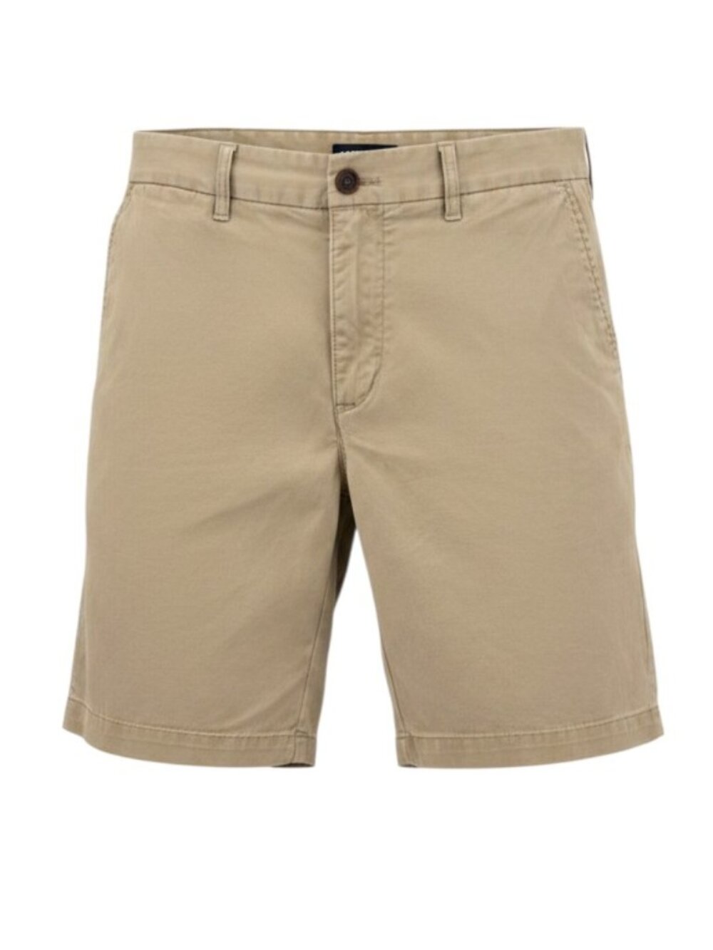 Lands' End Men's Chino Shorts Size 34 Tan Khaki Traditional Fit 9" Inseam EUC
